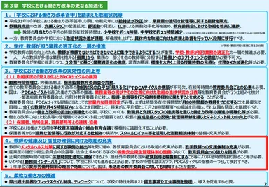 文部科学省「令和の日本型学校教育」を担う質の高い教師の確保のための環境整備に関する総合的な方策について(審議のまとめ)【概要】より