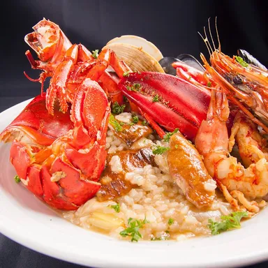 オマール海老鍋ブイヤベース仕立て〆のリゾット