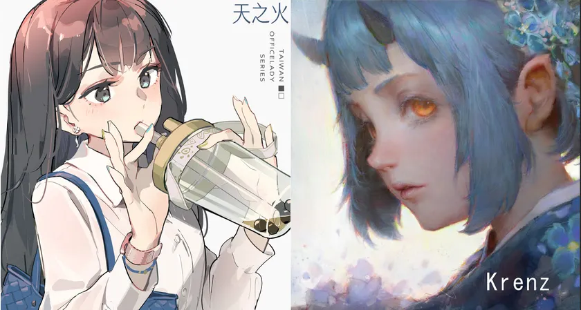 天之火&Krenz作品イラスト