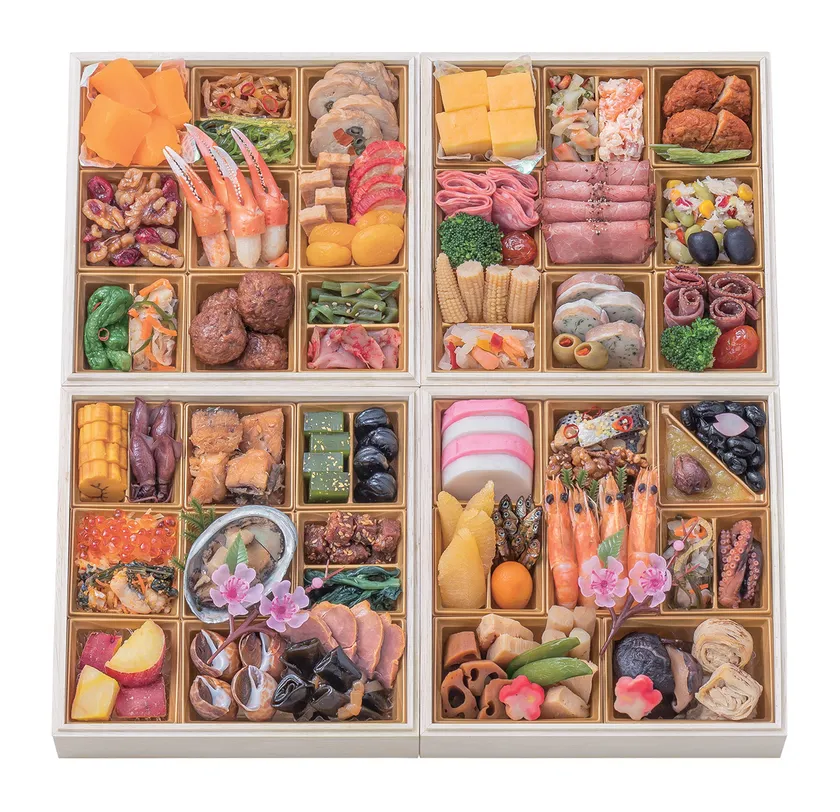 【海の神山の神】和洋中四段重