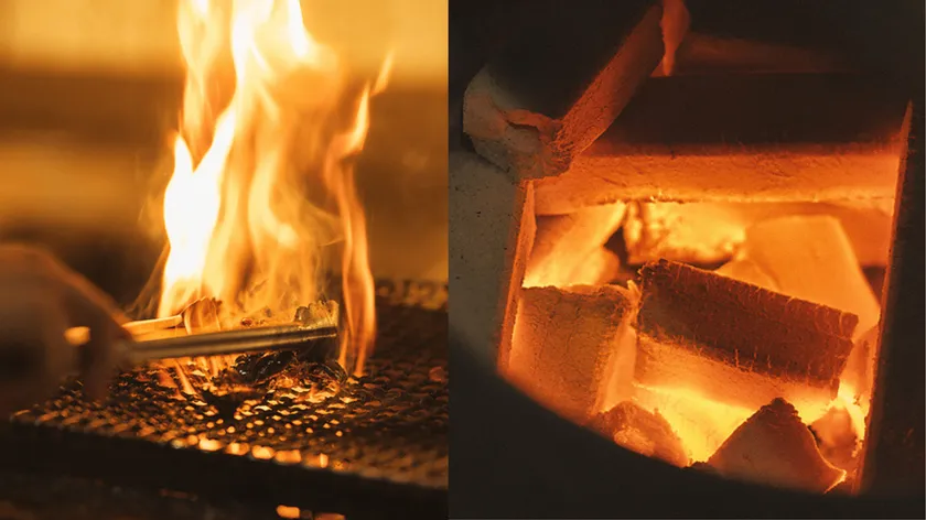 炭 × 薪の二刀流