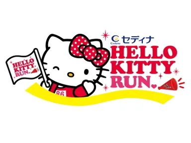 ハローキティランロゴ