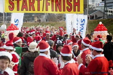「第1回聖蹟サンタマラソン」の雰囲気