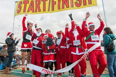 フィニッシュはみんな笑顔