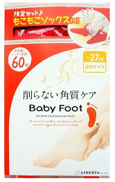 ベビーフットイージーパックDP 60分タイプ＋もこもこソックスセット