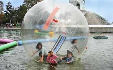 伊豆ぐらんぱる公園　ウォーターバルーン