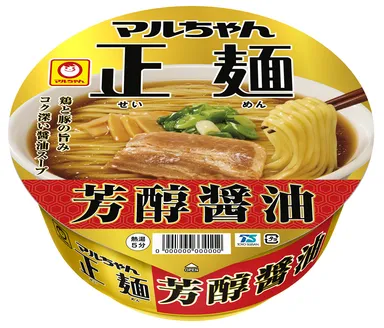 マルちゃん正麺　カップ　芳醇醤油