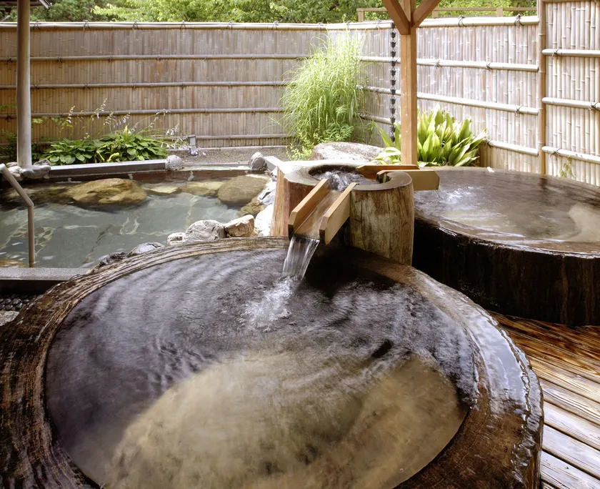 「離れの湯」女性露天風呂