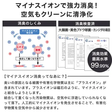 マイナスイオン消臭