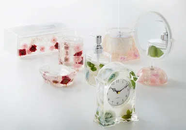 アクリル水中花