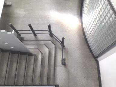 斜切り地形への施工例