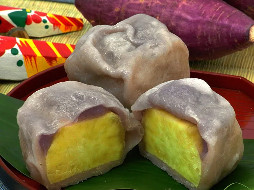 紫いきなり団子