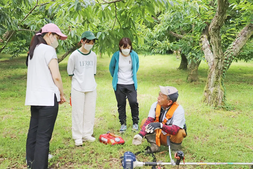 くりくり園社内研修 草刈り体験