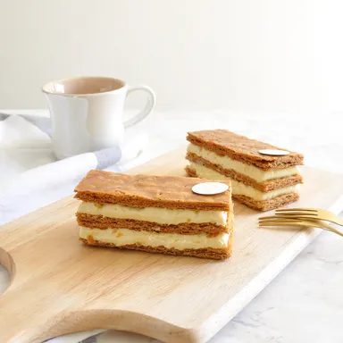 ルノートルで人気の「ミルフィーユ・ヴァニーユ」