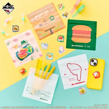 E賞：ジッパーバッグ＆フレークシールセット(イメージカット)