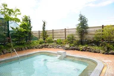 温泉も自慢のホテルです