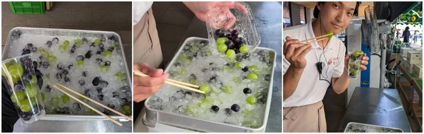 ぶどうポイポイ選手権