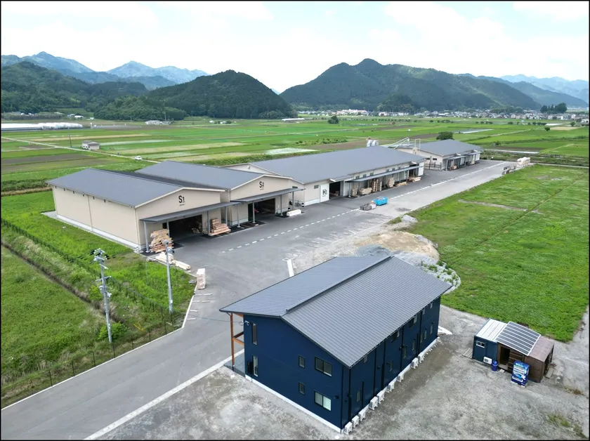 丹波篠山工場【木造】工場、倉庫、事務所棟(2025年6月全景撮影)