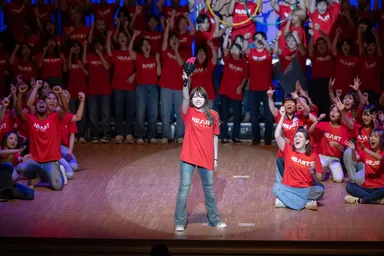 ソロパートに挑戦する生徒