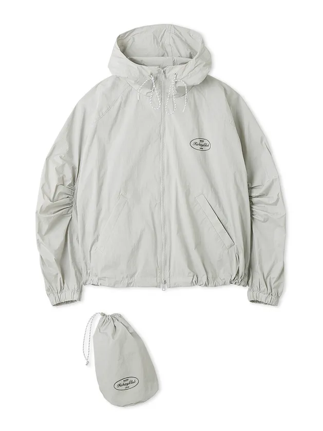 emmi eco ナイロンポケッタブルブルゾン