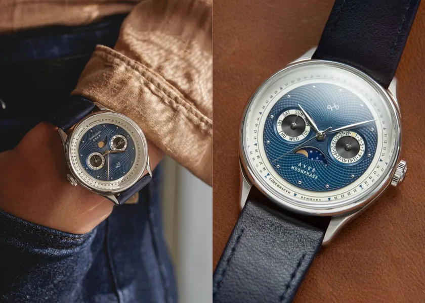 ギョーシェ装飾を施したダイヤル