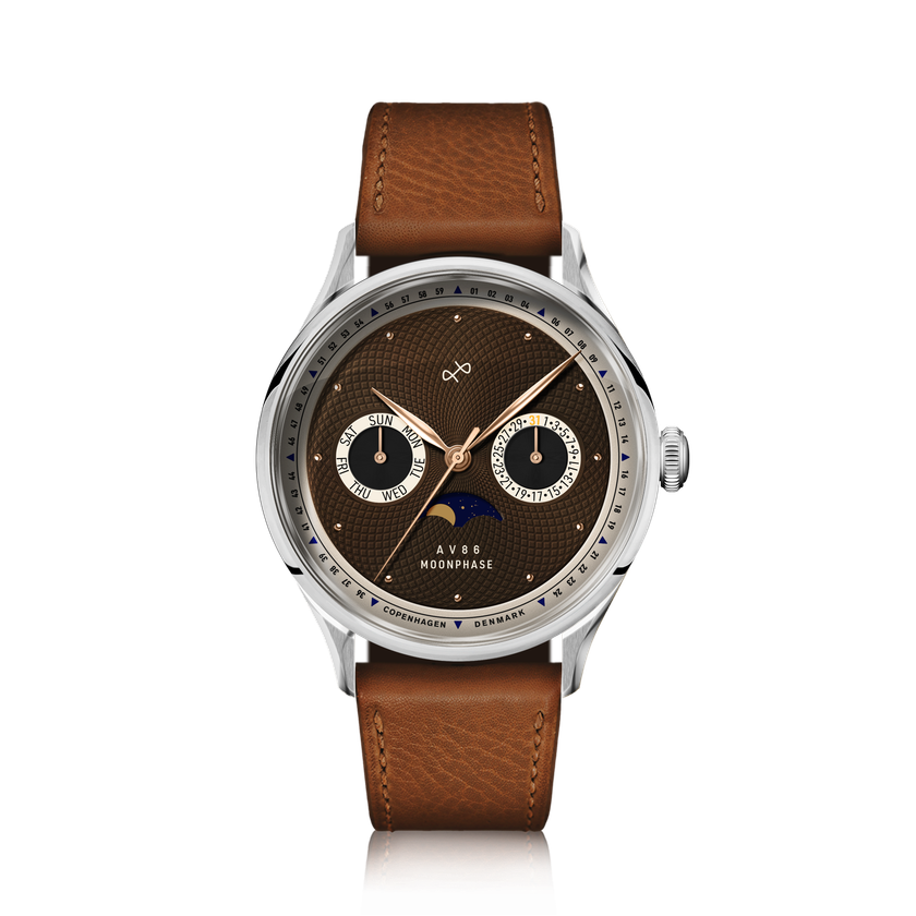 1968 Moonphase, Steel / Brown