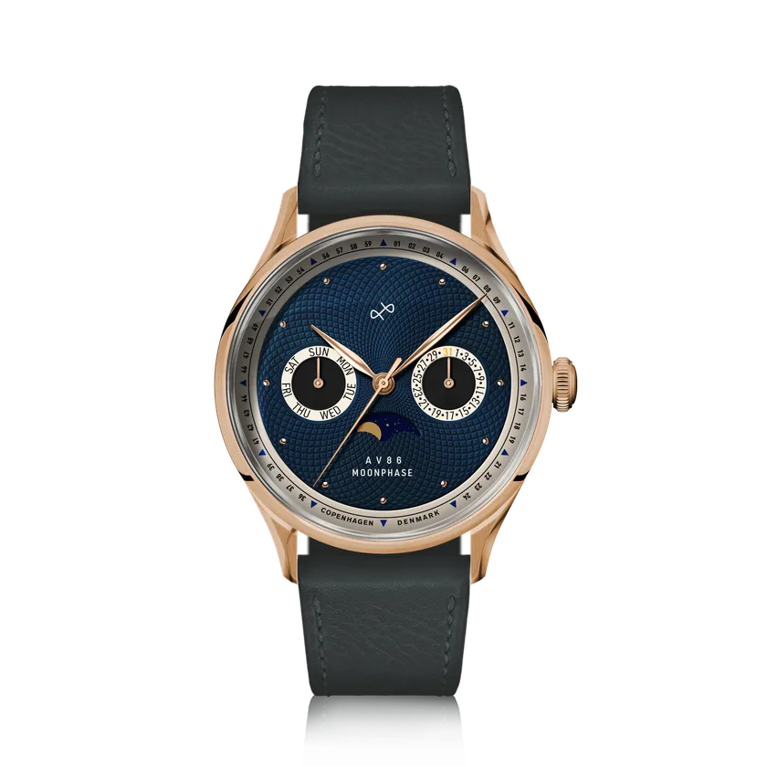 1968 Moonphase, Rose gold / Dark Blue