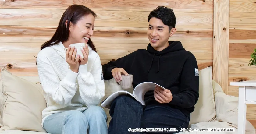 エベレスト 綿プルオーバーパーカー 着用イメージ(1)