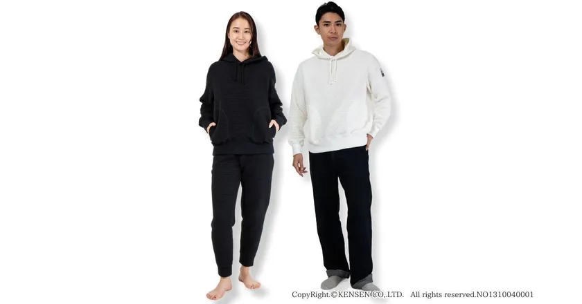 エベレスト 綿プルオーバーパーカー 着用イメージ(2)