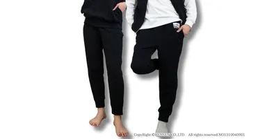 エベレスト 綿ジョガーパンツ　着用イメージ