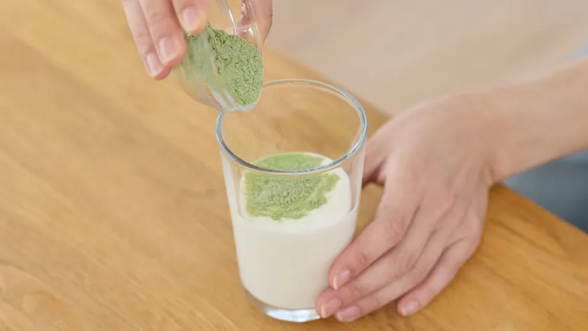 飲みやすい抹茶風味