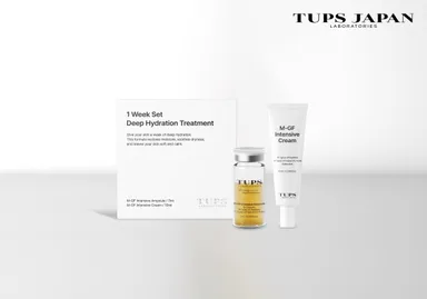 TUPS JAPAN 集中トライアルセット：TUPS Deep Hydration Treatment 1-Week Set