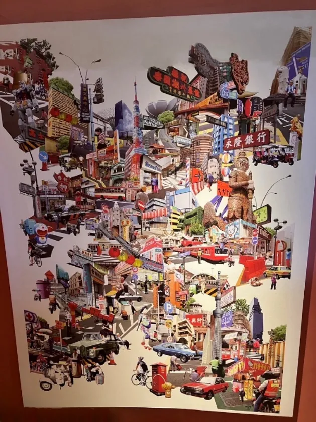 当社店舗に展示されているパリワット氏の作品