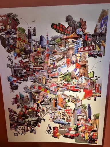 当社店舗に展示されているパリワット氏の作品