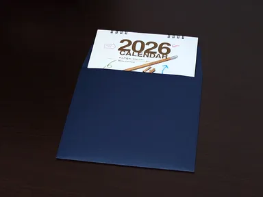 カレンダー封入時(ネイビー)