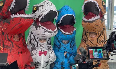 さくらいとさんが恐竜に…