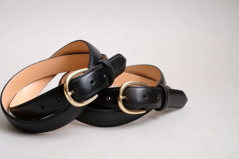 ブライドルレザー ブラック・ダークブラウン