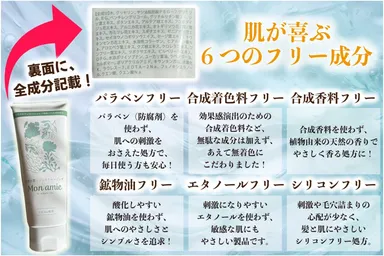 6つのフリー成分