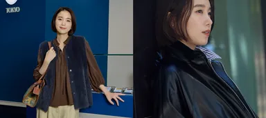 20℃以下の日は、装いに深みを。　秋冬素材の主役服