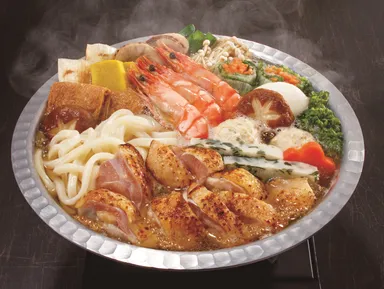 すき鍋うどん（調理見本）