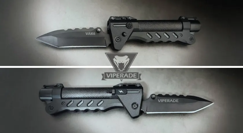 強靭な5Cr15MOVステンレス製ブレード