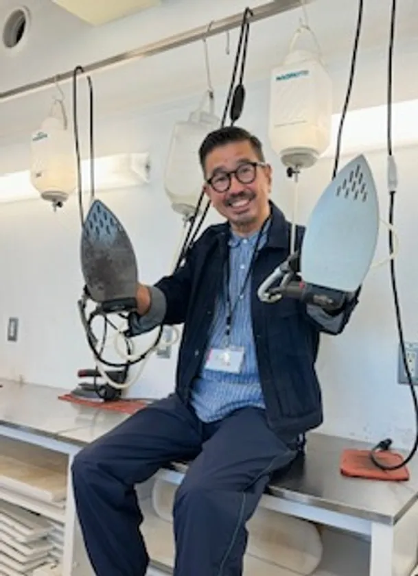 東京モード学園にて