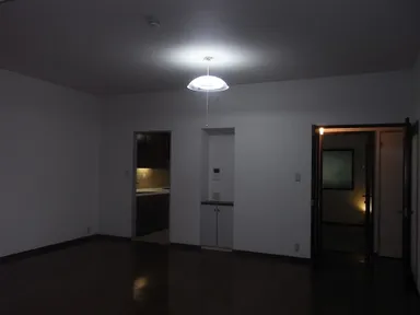 大屋根の家　リビング　ビフォー