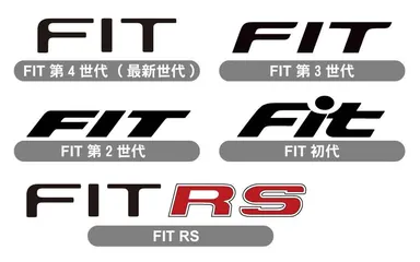 『FIT』のロゴラインナップ