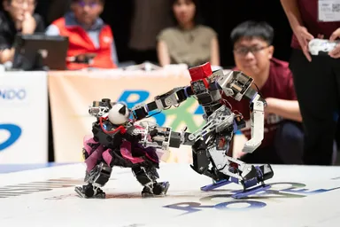 ROBO-ONE試合中のロボット