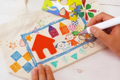 「キッズエコバッグ」ワークショップ画像(1)