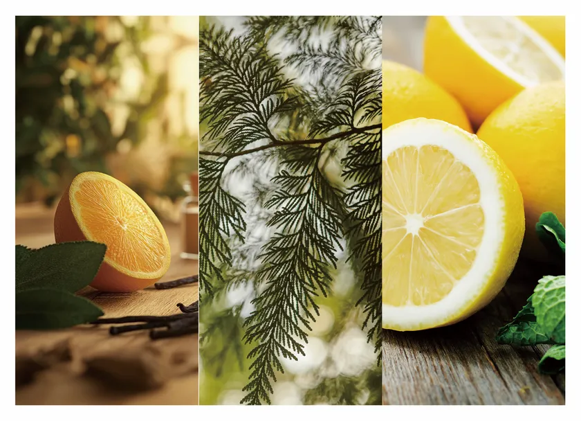 マンダリン・レモン・シダーウッドの香り