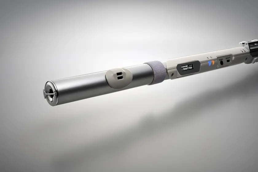 新開発のデュアル・ブレスセンサーを搭載したマウスピース