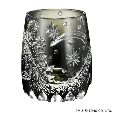 ゴジラ江戸切子グラスカット２