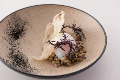 トリュフとスペルト小麦のリゾット